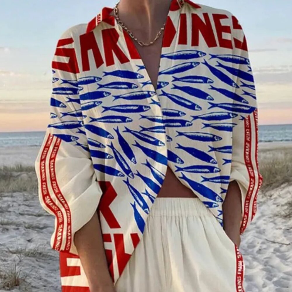 Red, White and Blue Sardine Set (Coveshe, M)